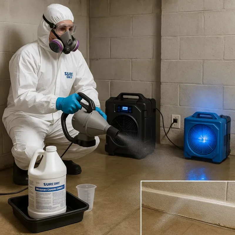 Sanitization and Odor Removal process in Sheldon, TX