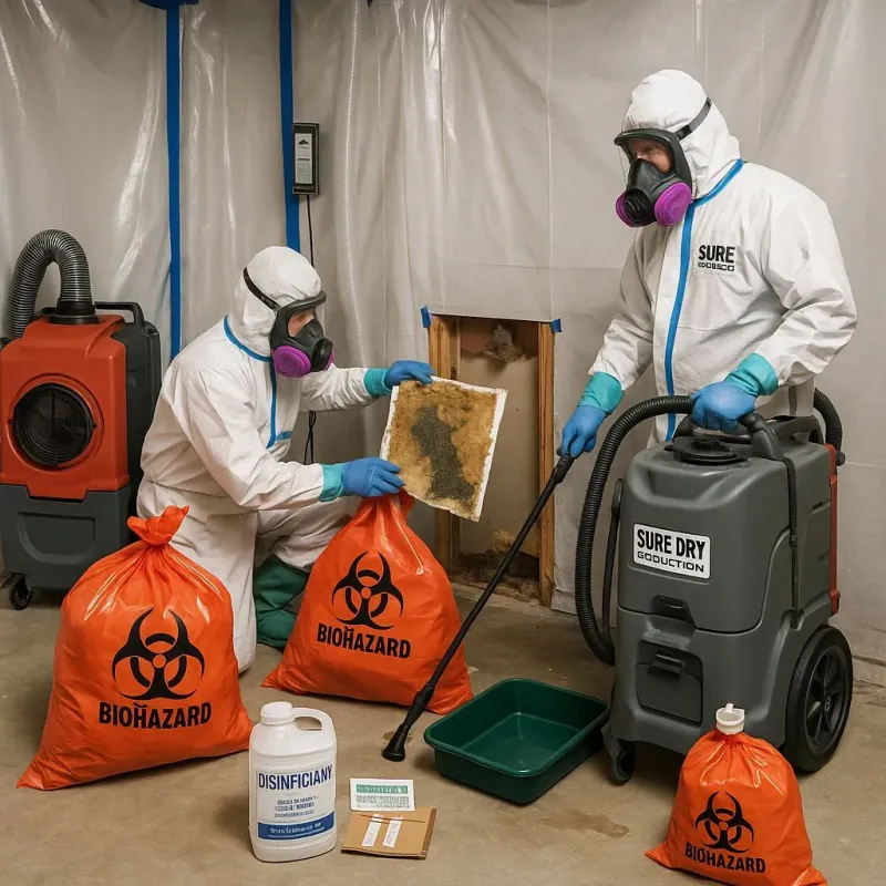 Contaminated Water Handling Protocols process in Sheldon, TX